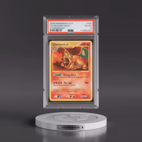 2008 Pokémon Diamond & Pearl Stormfront #103 Charizard - Holo (PSA 4 VG-EX)