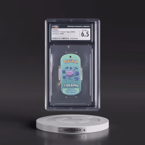 2000 Pokémon Trainer Tags (2000 Dairylea) - English #109 Koffing (CGC 6.5 EX-NM+)