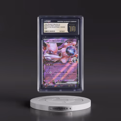 2025 Glory of the Rocket Gang - sv10 #039/098 Team Rocket's Mewtwo ex - Holo (CGC 10 PRISTINE)
