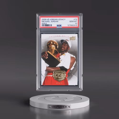 2009 Upper Deck Jordan Legacy Gold #73 Michael Jordan (PSA 10 GEM MINT)