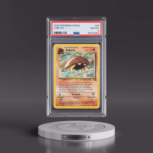 1999 Pokémon Fossil #50 Kabuto (PSA 8 NM-MT)