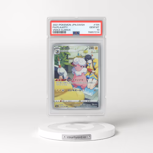 2021 Pokémon Sword & Shield Vmax Climax #194 Flaaffy - Full Art (PSA 10 GEM MINT)