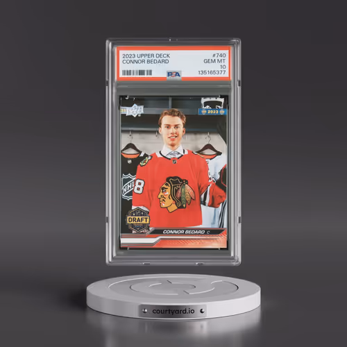 2023 Upper Deck #740 Connor Bedard (PSA 10 GEM MINT)