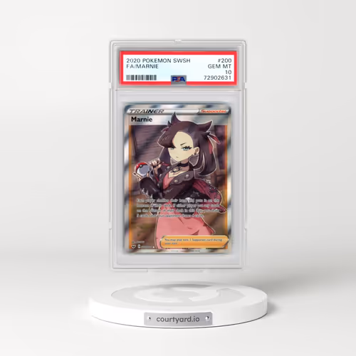 2020 Pokémon Sword & Shield #200 Marnie - Full Art (PSA 10 GEM MINT)