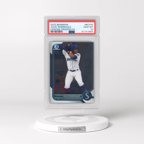 2022 Bowman Chrome Prospects #BCP45 Julio Rodriguez (PSA 10 GEM MINT)