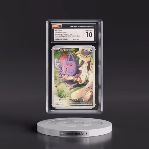 2025 Pokémon Svp EN-SV Black Star Promo #189 N's Zorua - Journey Together Elite Trainer Box (CGC 10