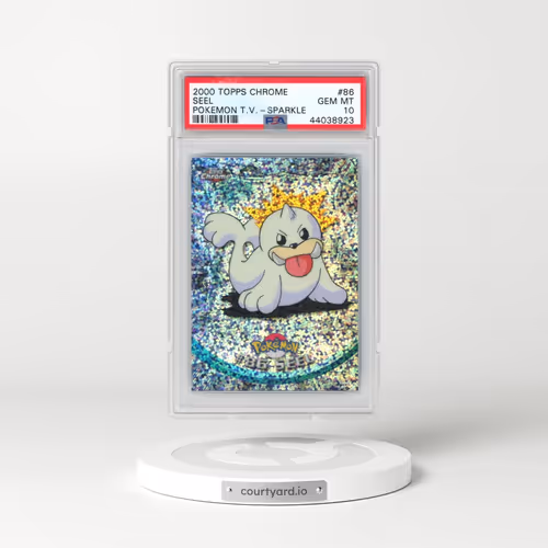 2000 Topps Chrome Pokémon T.V. #86 Seel - Sparkle (PSA 10 GEM MINT)
