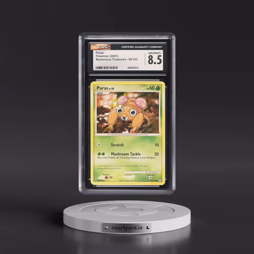 2007 Mysterious Treasures #92/123 Paras (CGC 8.5 NM-MT+)