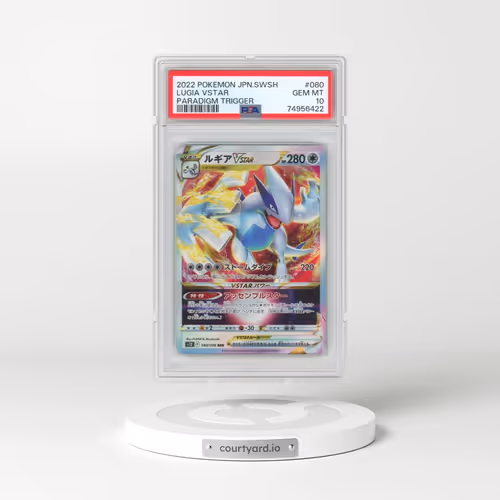 2022 Pokémon Sword & Shield Paradigm Trigger #080 Lugia Vstar (PSA 10 GEM MINT)