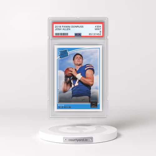2018 Panini Donruss #304 Josh Allen (PSA 9 MINT)