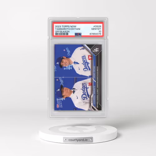 2023 Topps Now Offseason #OS26 Shohei Ohtani/Yoshinobu Yamamoto (PSA 10 GEM MINT)