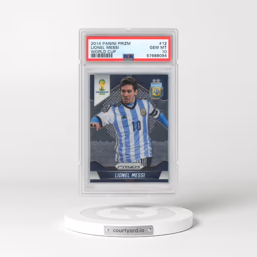 2014 Panini Prizm World Cup #12 Lionel Messi (PSA 10 GEM MINT)