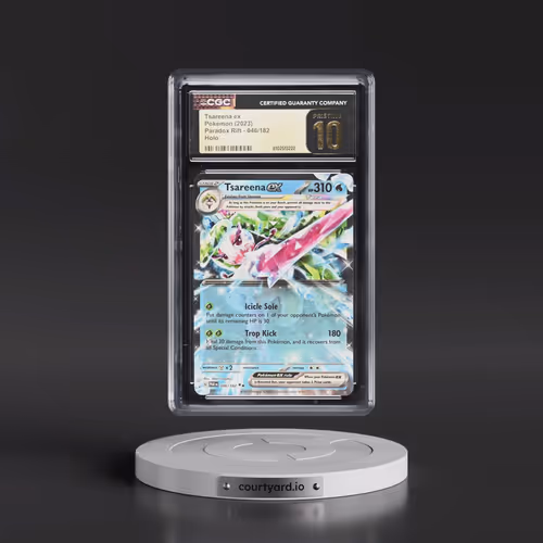 2023 Pokémon Par EN-Paradox Rift #046 Tsareena EX - Holo (CGC 10 PRISTINE)