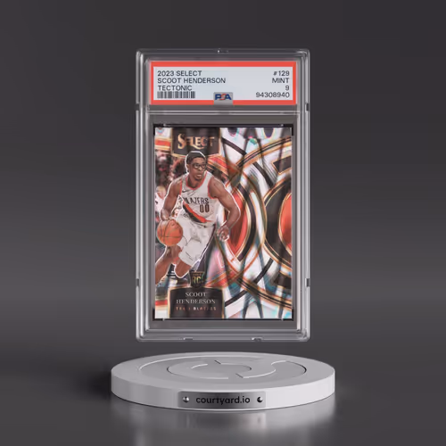 2023 Panini Select #129 Scoot Henderson - Tectonic (PSA 9 MINT)