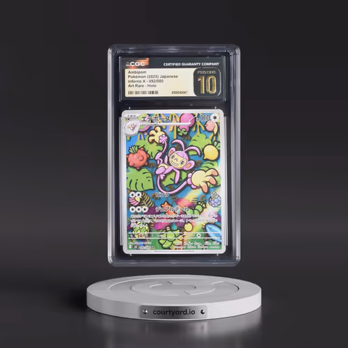 2025 Inferno X - M2 #092/080 Ambipom - Art Rare Holo (CGC 10 PRISTINE)