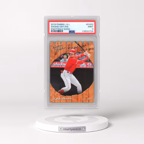 2019 Panini Leather & Lumber Knothole Gang #KHG2 Shohei Ohtani (PSA 9 MINT)