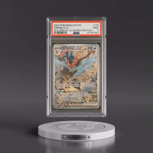 2024 Pokémon Svp EN-SV Black Star Promo #132 Greninja EX - Holo Shrouded Fable Special Illustration