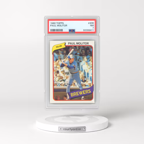 1980 Topps #406 Paul Molitor (PSA 7 NM)