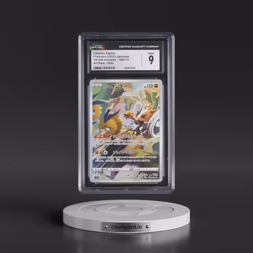 2022 VSTAR Universe #188/172 Galarian Zapdos - Art Rare Holo (CGC 9 MINT)