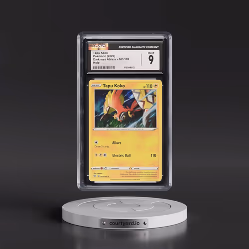 2020 Darkness Ablaze #061/189 Tapu Koko - Holo (CGC 9 MINT)