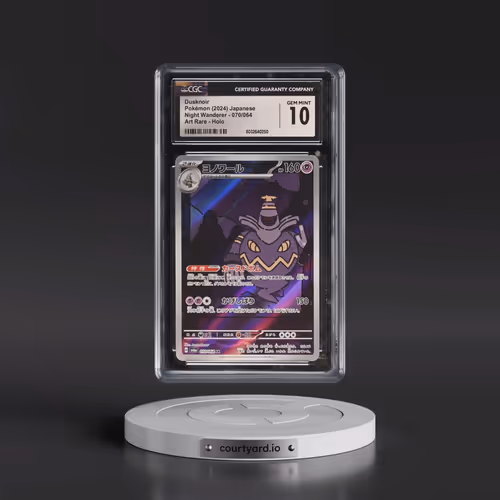 2024 Pokémon Sv6a-Night Wanderer #070 Dusknoir - Art Rare (CGC 10 GEM MINT)