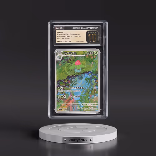 2023 Pokémon Card 151 #167/165 Ivysaur - Art Rare Holo (CGC 10 PRISTINE)