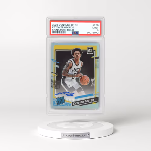 2023 Panini Donruss Optic #290 Keyonte George - Signature-Holo (PSA 9 MINT)