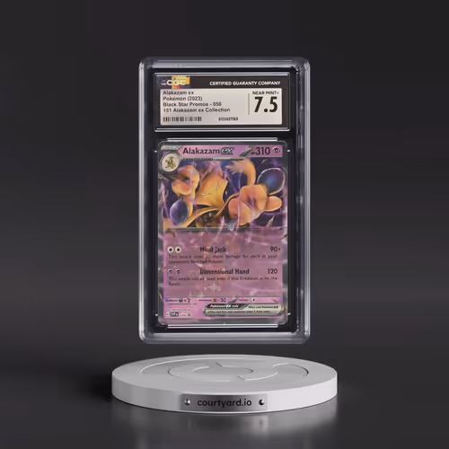2023 Black Star Promos - Scarlet & Violet SVP EN #050 Alakazam ex - 151 ex Box-Alakazam ex (CGC 7.5