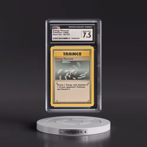 1999 Base Set #92/102 Energy Removal (CGC 7.5 NM+)