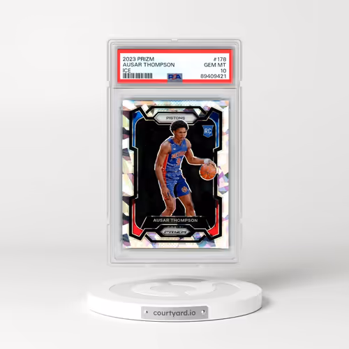 2023 Panini Prizm #178 Ausar Thompson - Ice (PSA 10 GEM MINT)