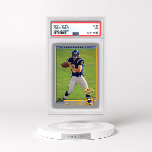 2001 Topps #328 Drew Brees - Collection (PSA 7 NM)