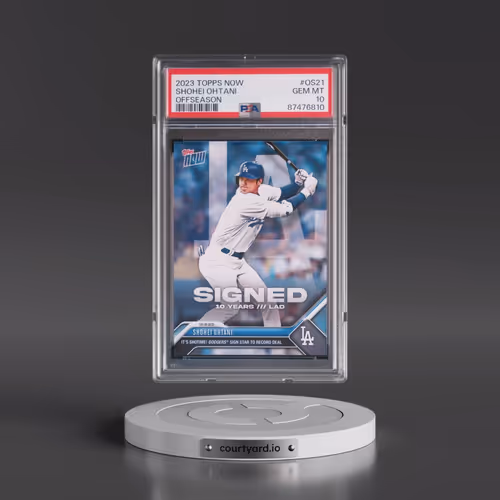 2023 Topps Now Offseason #OS21 Shohei Ohtani (PSA 10 GEM MINT)