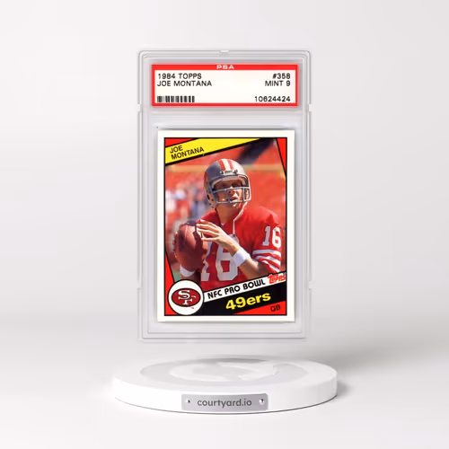 1984 Topps #358 Joe Montana (PSA 9 MINT)