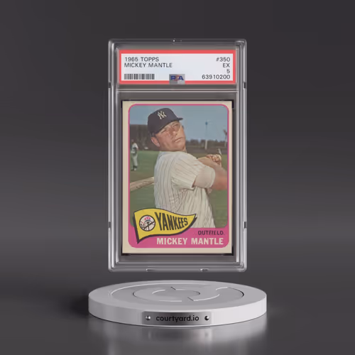 1965 Topps #350 Mickey Mantle (PSA 5 EX)