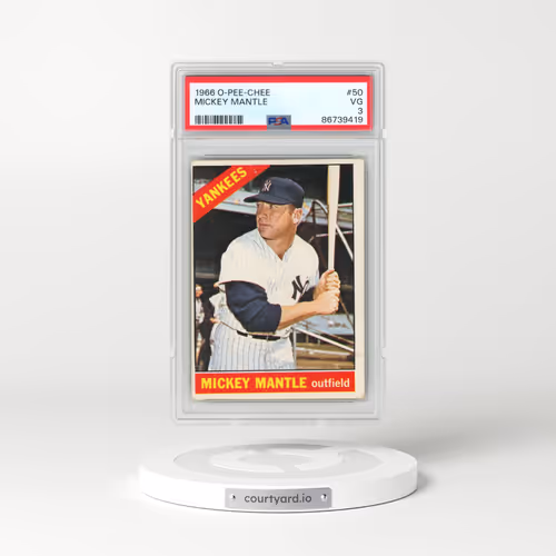 1966 O-Pee-Chee #50 Mickey Mantle (PSA 3 VG)