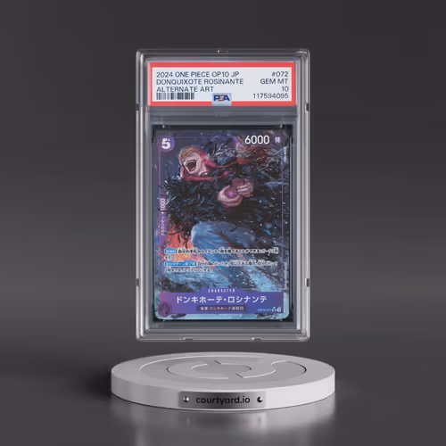 2024 One Piece Japanese OP10-Royal Blood #072 Donquixote Rosinante - Alternate Art (PSA 10 GEM MINT)