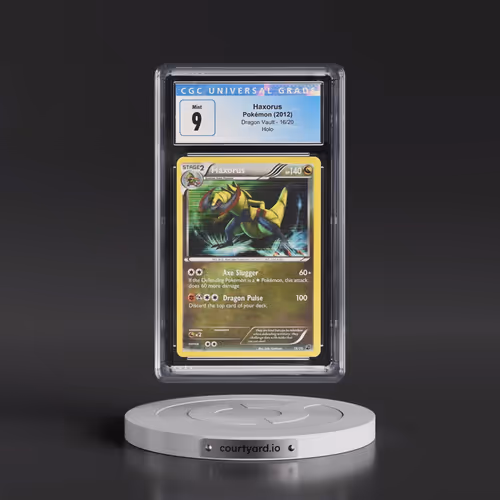 2012 Dragon Vault #16/20 Haxorus - Holo (CGC 9 MINT)