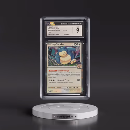 2025 Pokémon Jtg EN-Journey Together #117 Hop's Snorlax (CGC 9 MINT)