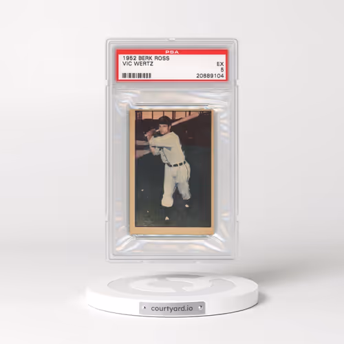 1952 Berk Ross #66 Vic Wertz (PSA 5 EX)