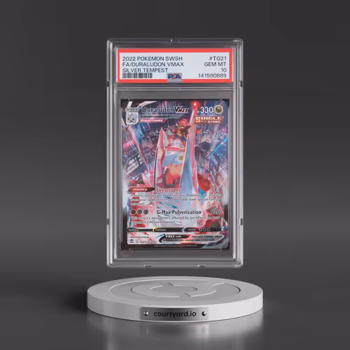 2022 Pokémon Sword & Shield Silver Tempest #TG21 Duraludon Vmax - Full Art (PSA 10 GEM MINT)