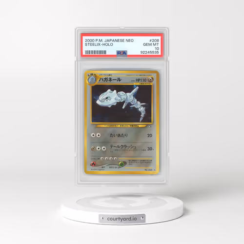 2000 Pokémon Neo #208 Steelix - Holo (PSA 10 GEM MINT)