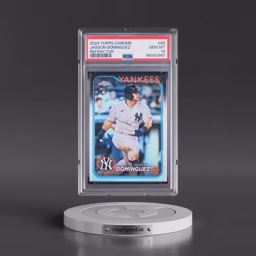 2024 Topps Chrome #89 Jasson Dominguez - Refractor (PSA 10 GEM MINT)