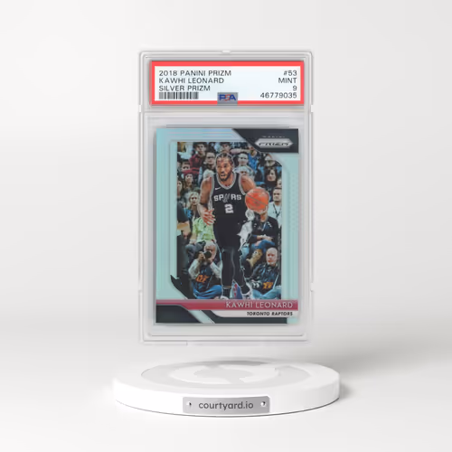 2018 Panini Prizm #53 Kawhi Leonard - Silver Prizm (PSA 9 MINT)