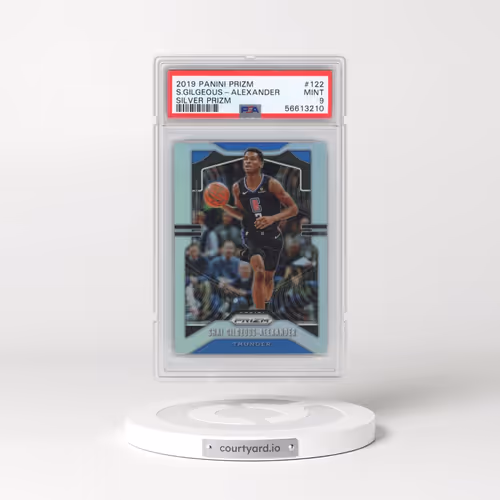 2019 Panini Prizm #122 Shai Gilgeous-Alexander - Silver Prizm (PSA 9 MINT)