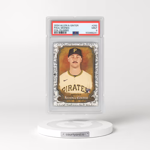2024 Topps Allen & Ginter #282 Paul Skenes - Foil Filigree (PSA 9 MINT)