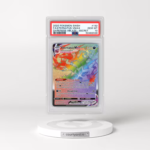 2020 Pokémon Sword & Shield Darkness Ablaze #192 Eternatus Vmax - Full Art Secret (PSA 10 GEM MINT)