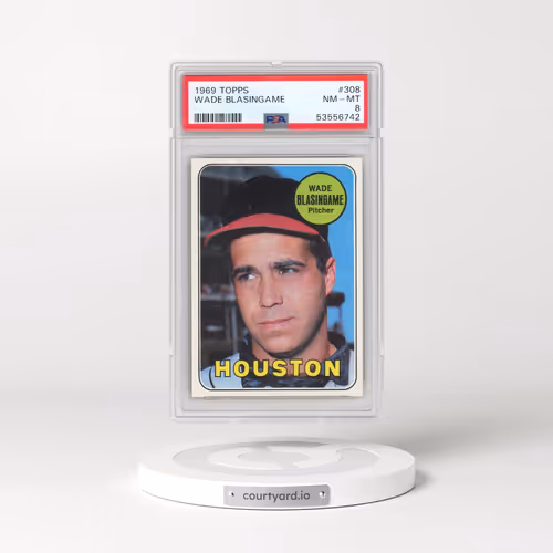 1969 Topps #308 Wade Blasingame (PSA 8 NM-MT)