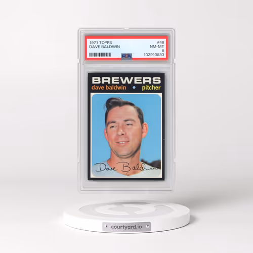 1971 Topps #48 Dave Baldwin (PSA 8 NM-MT)