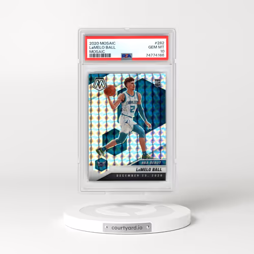 2020 Panini Mosaic #262 LaMelo Ball - Mosaic (PSA 10 GEM MINT)