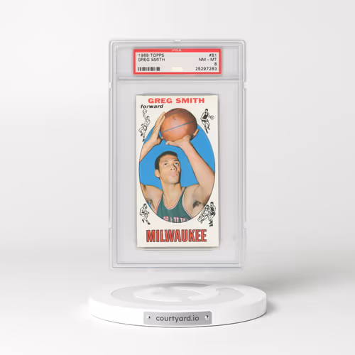 1969 Topps #81 Greg Smith (PSA 8 NM-MT)